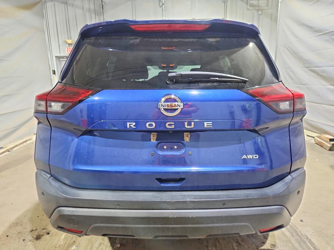 2021 Nissan Rogue S Blue vin: 5N1AT3AB4MC689540
