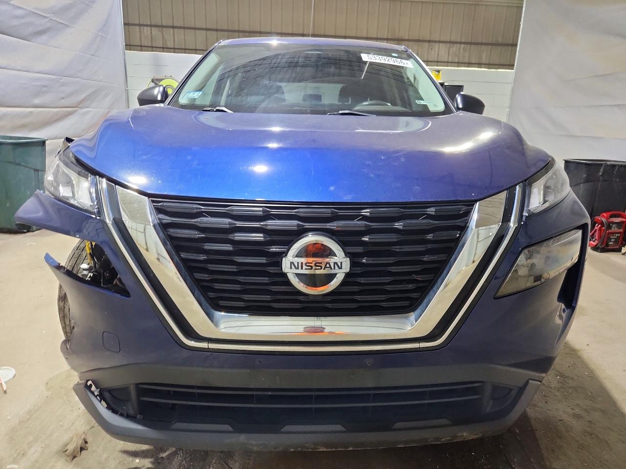 2021 Nissan Rogue S Blue vin: 5N1AT3AB4MC689540