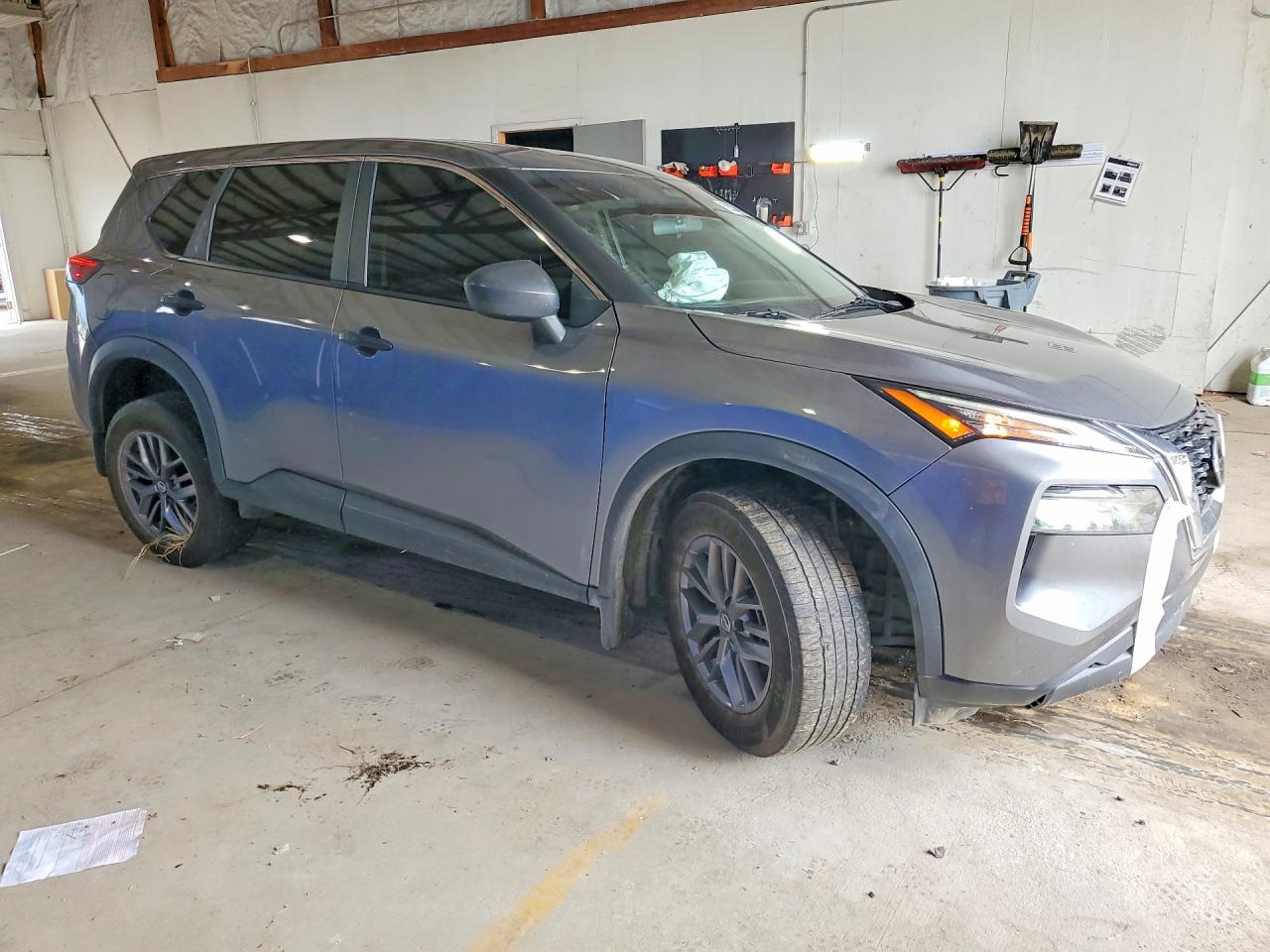 2021 Nissan Rogue S Gray vin: 5N1AT3AB7MC841150