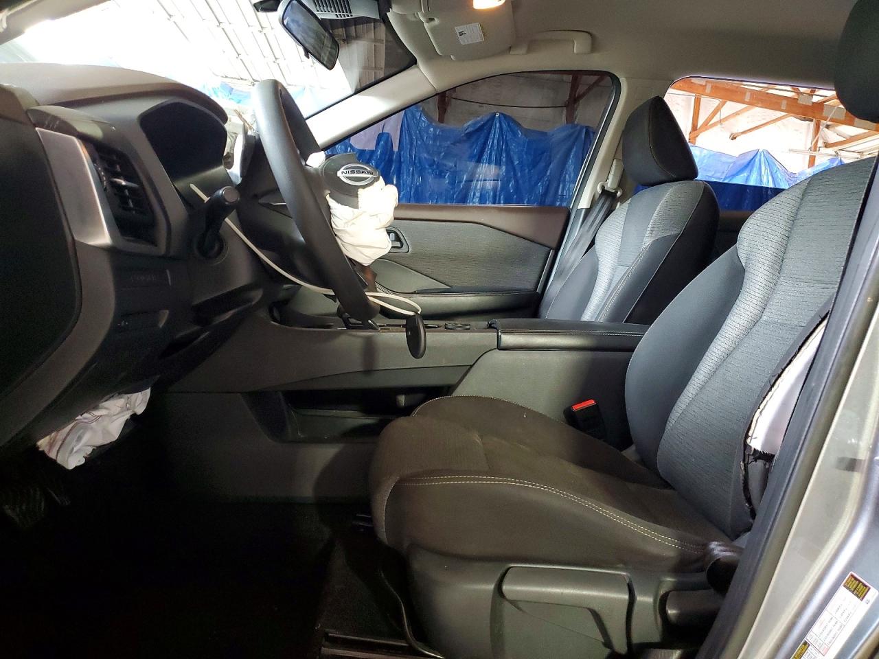 2021 Nissan Rogue S Gray vin: 5N1AT3AB7MC841150