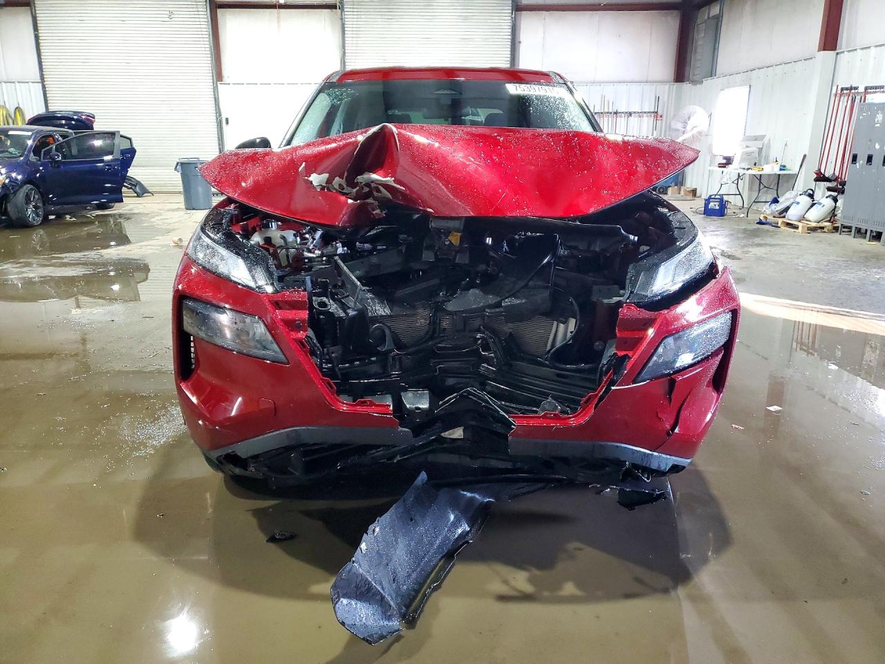 2021 Nissan Rogue S Бордовый vin: 5N1AT3AB9MC798849