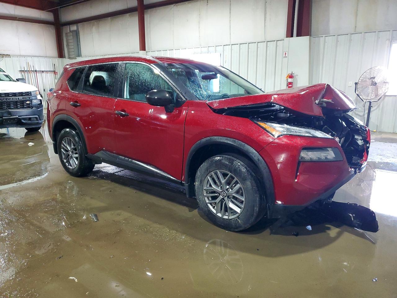 2021 Nissan Rogue S Бордовый vin: 5N1AT3AB9MC798849