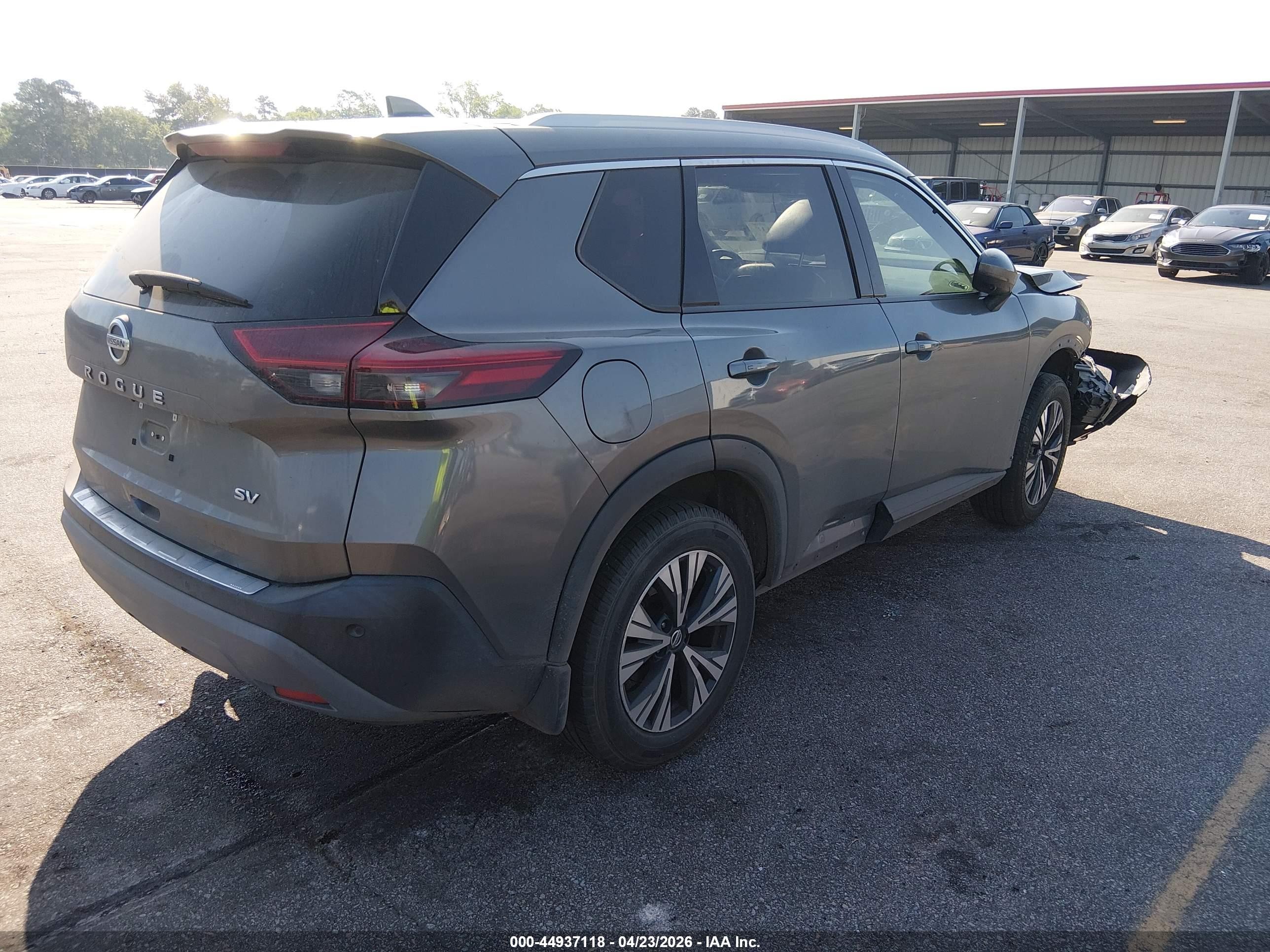 2021 Nissan Rogue Sv Fwd Серый vin: 5N1AT3BA0MC714049