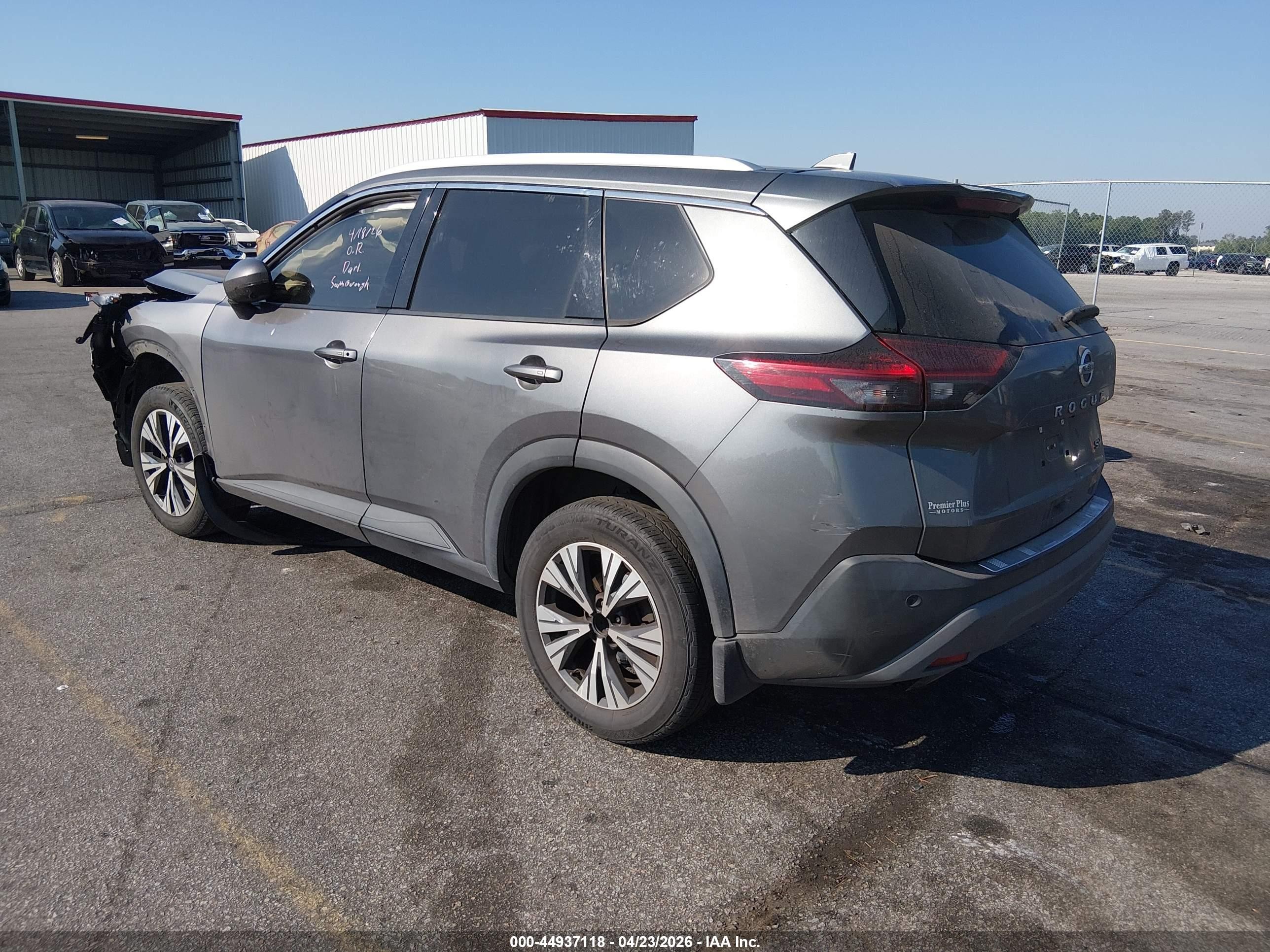 2021 Nissan Rogue Sv Fwd Серый vin: 5N1AT3BA0MC714049