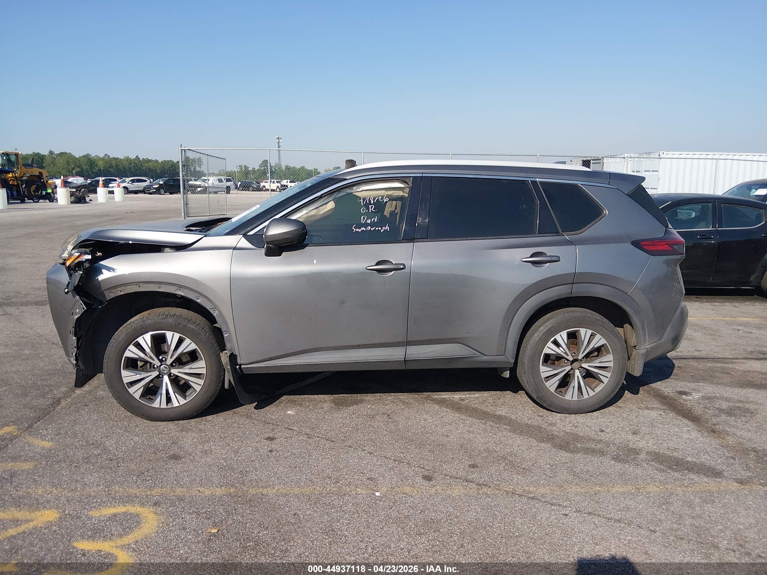 2021 Nissan Rogue Sv Fwd Серый vin: 5N1AT3BA0MC714049