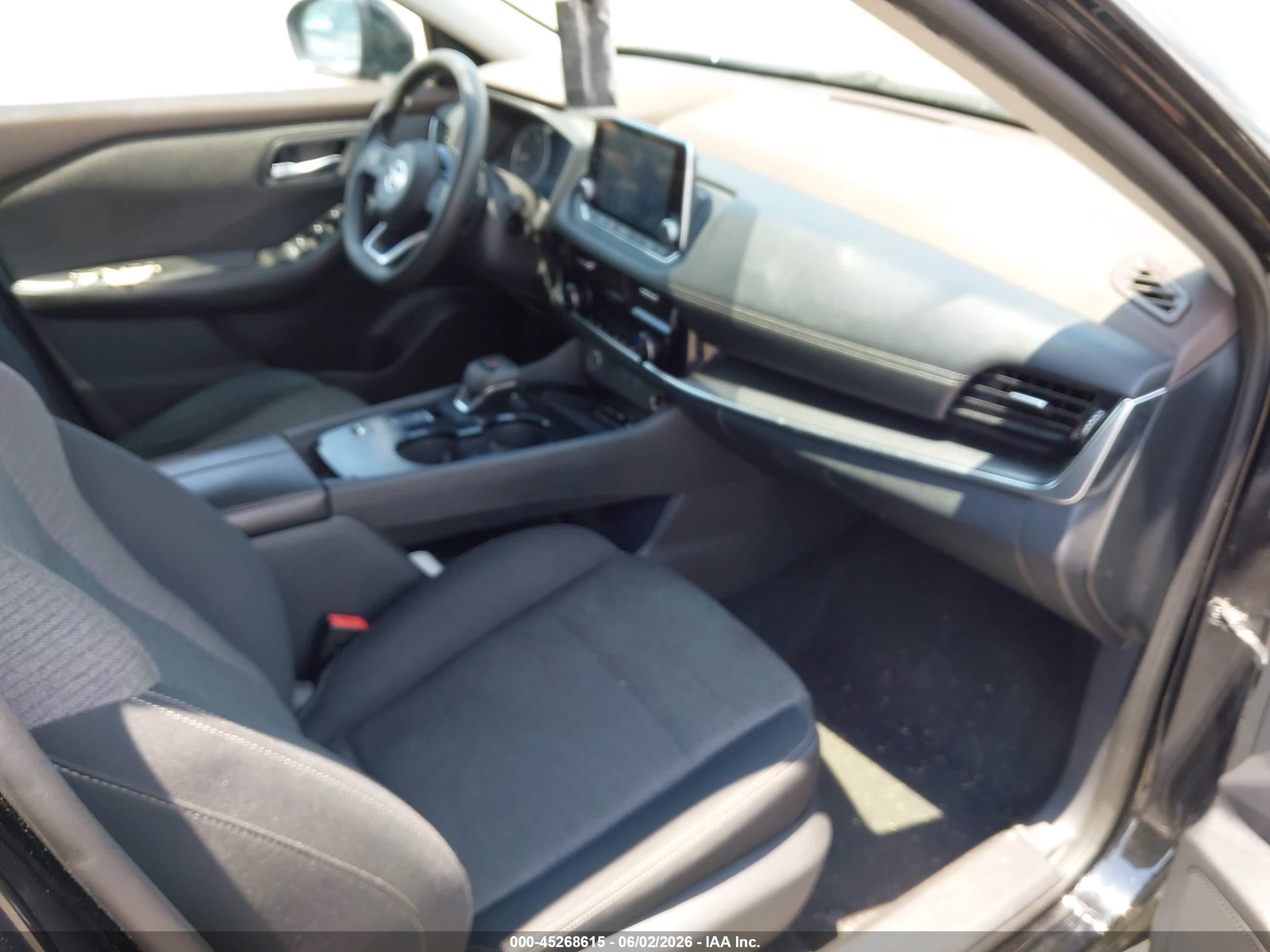 2021 Nissan Rogue Sv Fwd Black vin: 5N1AT3BA1MC733922