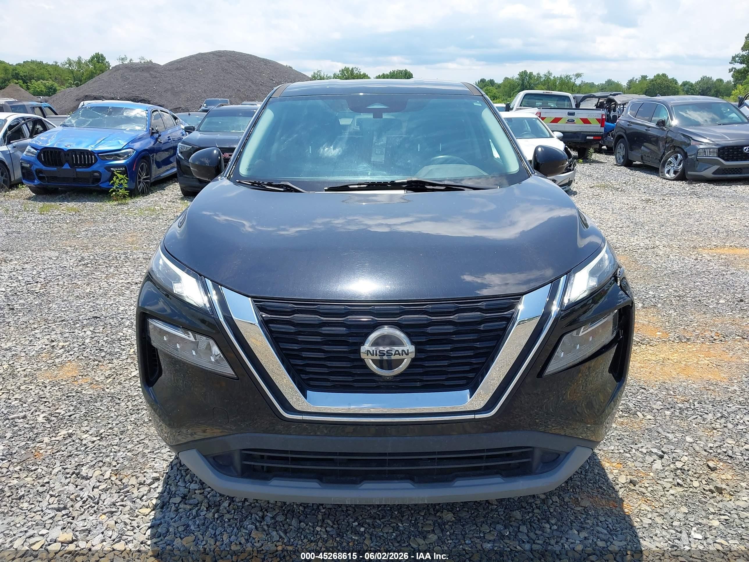 2021 Nissan Rogue Sv Fwd Black vin: 5N1AT3BA1MC733922