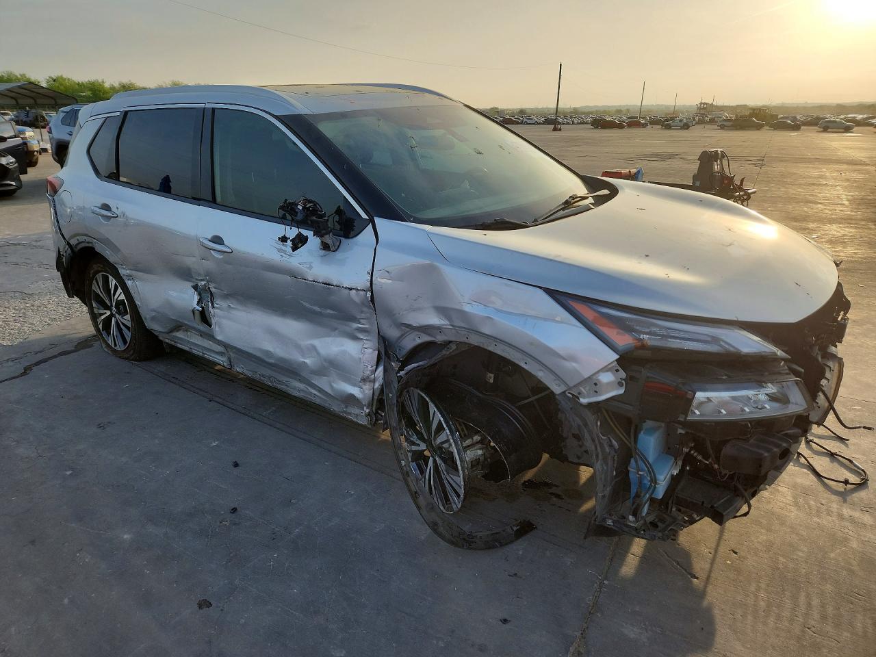 2021 Nissan Rogue Sv Silver vin: 5N1AT3BA1MC759212