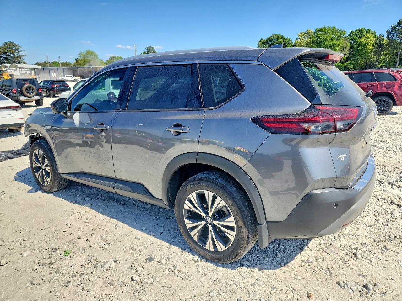 2021 Nissan Rogue Sv Gray vin: 5N1AT3BA4MC717486