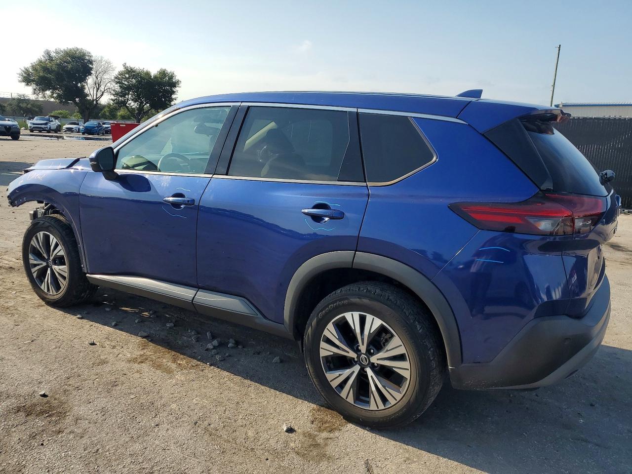 2021 Nissan Rogue Sv Blue vin: 5N1AT3BA5MC719358