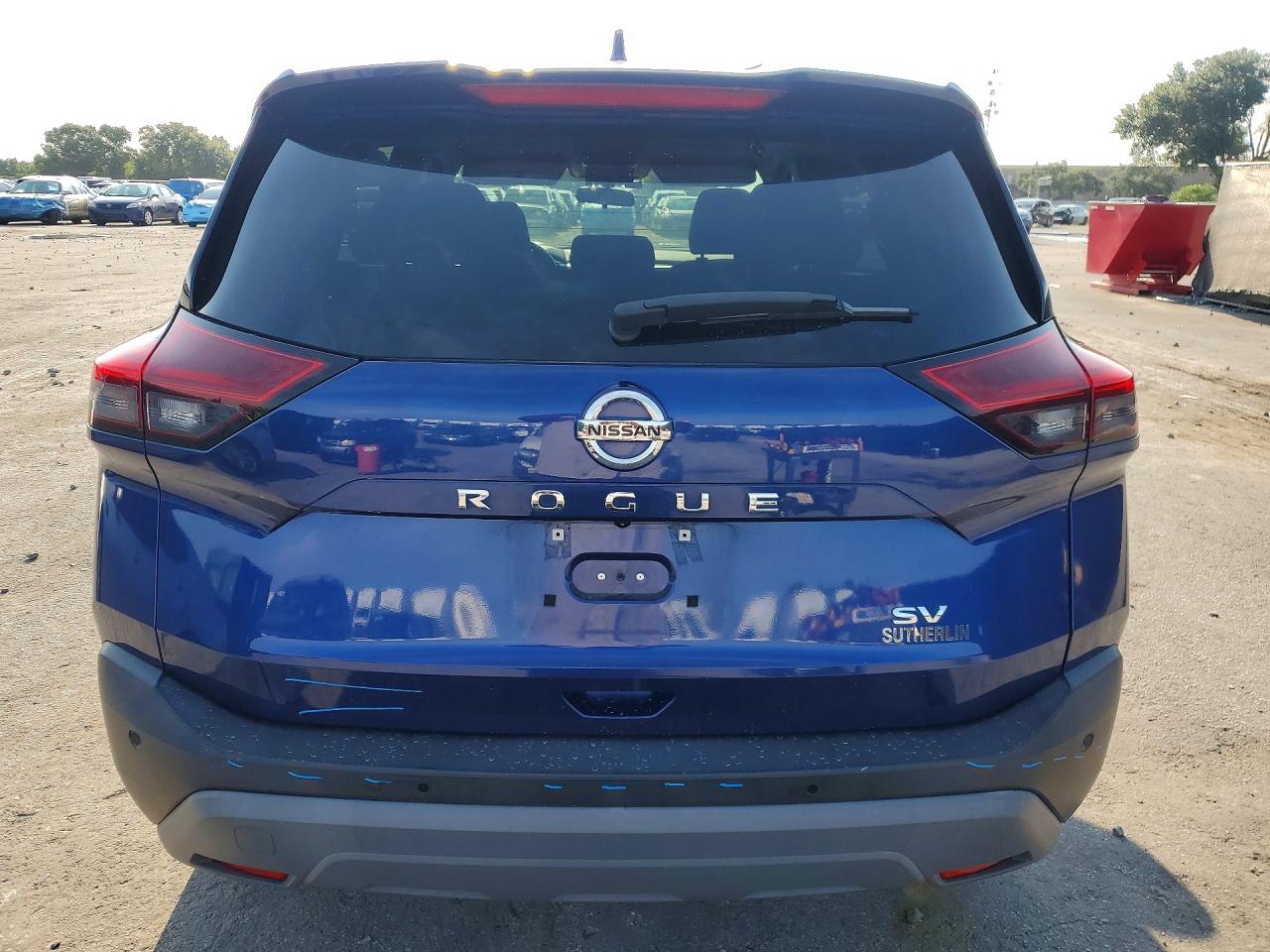 2021 Nissan Rogue Sv Blue vin: 5N1AT3BA5MC719358