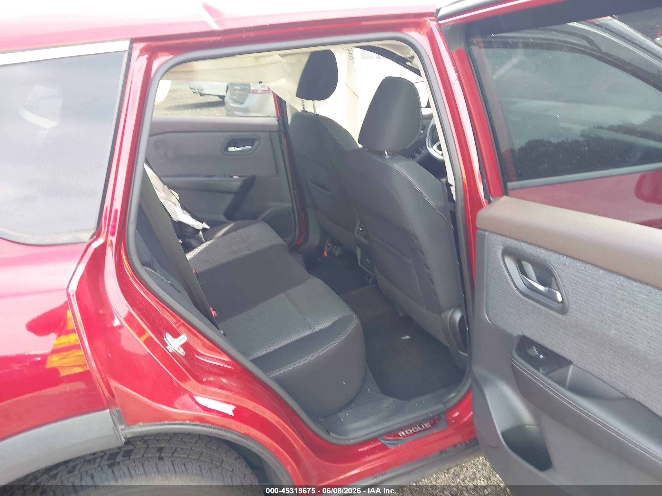 2021 Nissan Rogue Sv Fwd Red vin: 5N1AT3BA5MC807326