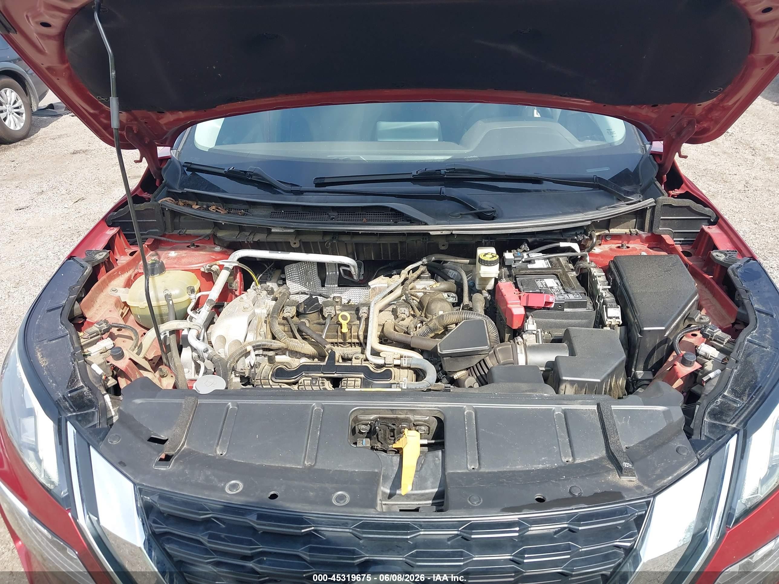 2021 Nissan Rogue Sv Fwd Red vin: 5N1AT3BA5MC807326