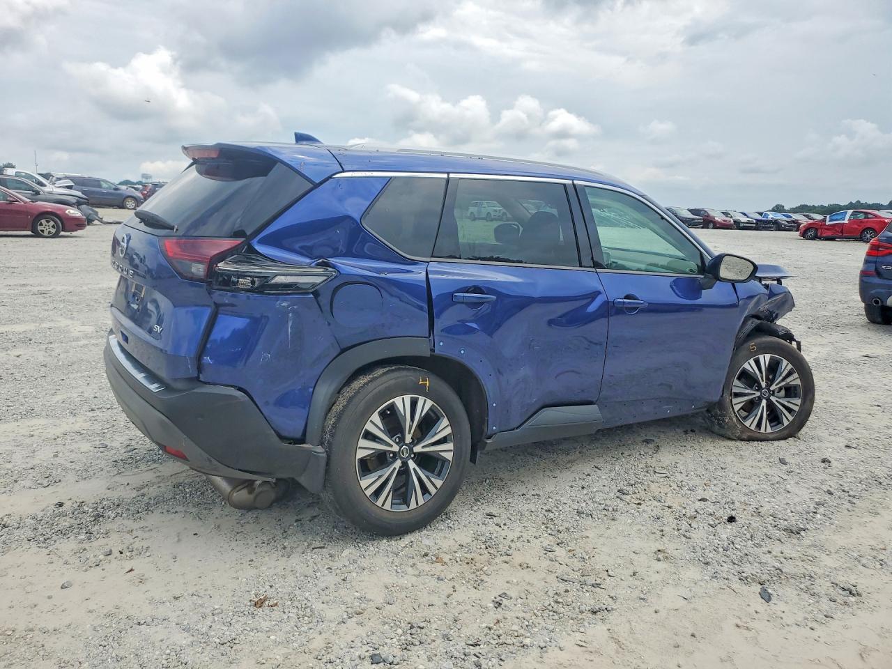 2021 Nissan Rogue Sv Blue vin: 5N1AT3BA5MC824904