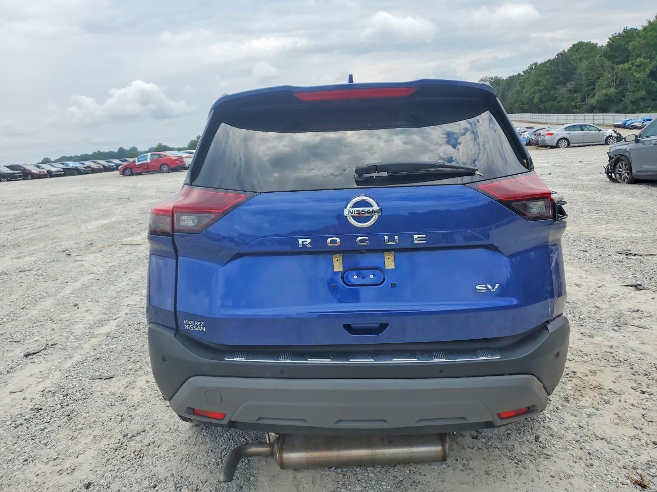 2021 Nissan Rogue Sv Blue vin: 5N1AT3BA5MC824904