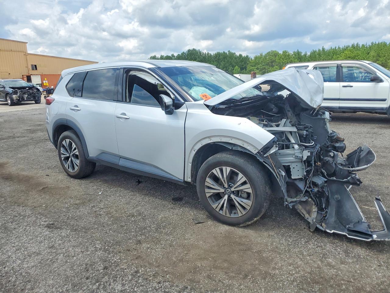 2021 Nissan Rogue Sv Silver vin: 5N1AT3BA6MC737562