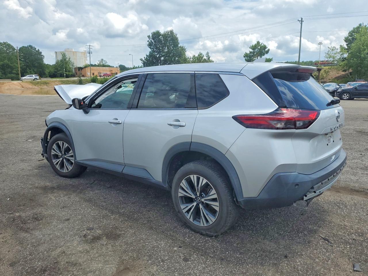 2021 Nissan Rogue Sv Silver vin: 5N1AT3BA6MC737562