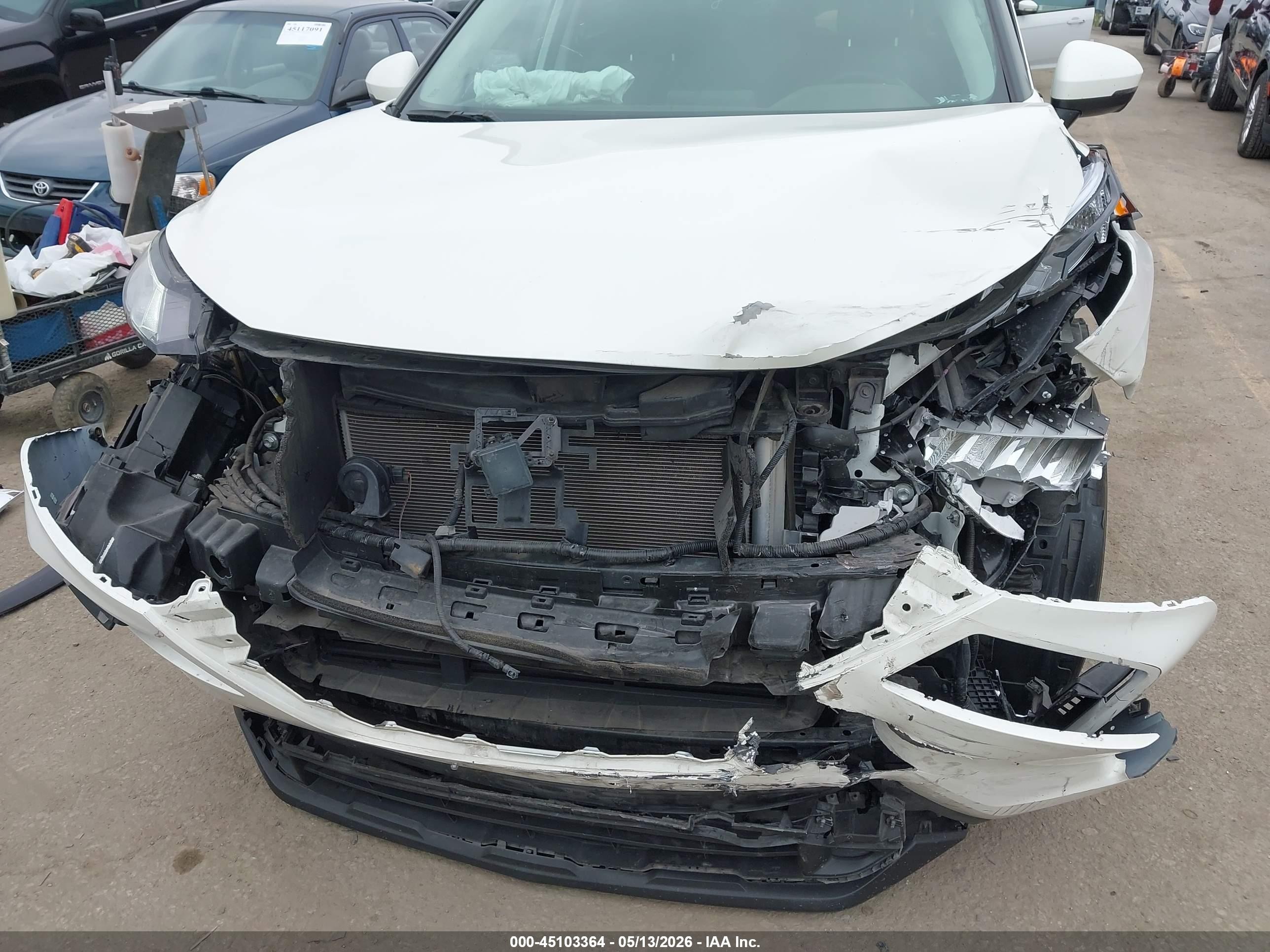 2021 Nissan Rogue Sv Fwd Белый vin: 5N1AT3BA6MC817251