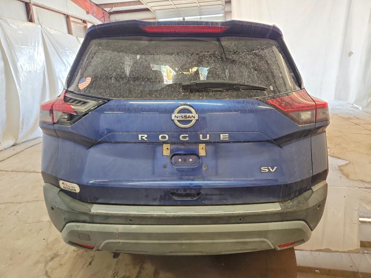 2021 Nissan Rogue Sv Blue vin: 5N1AT3BA9MC725051