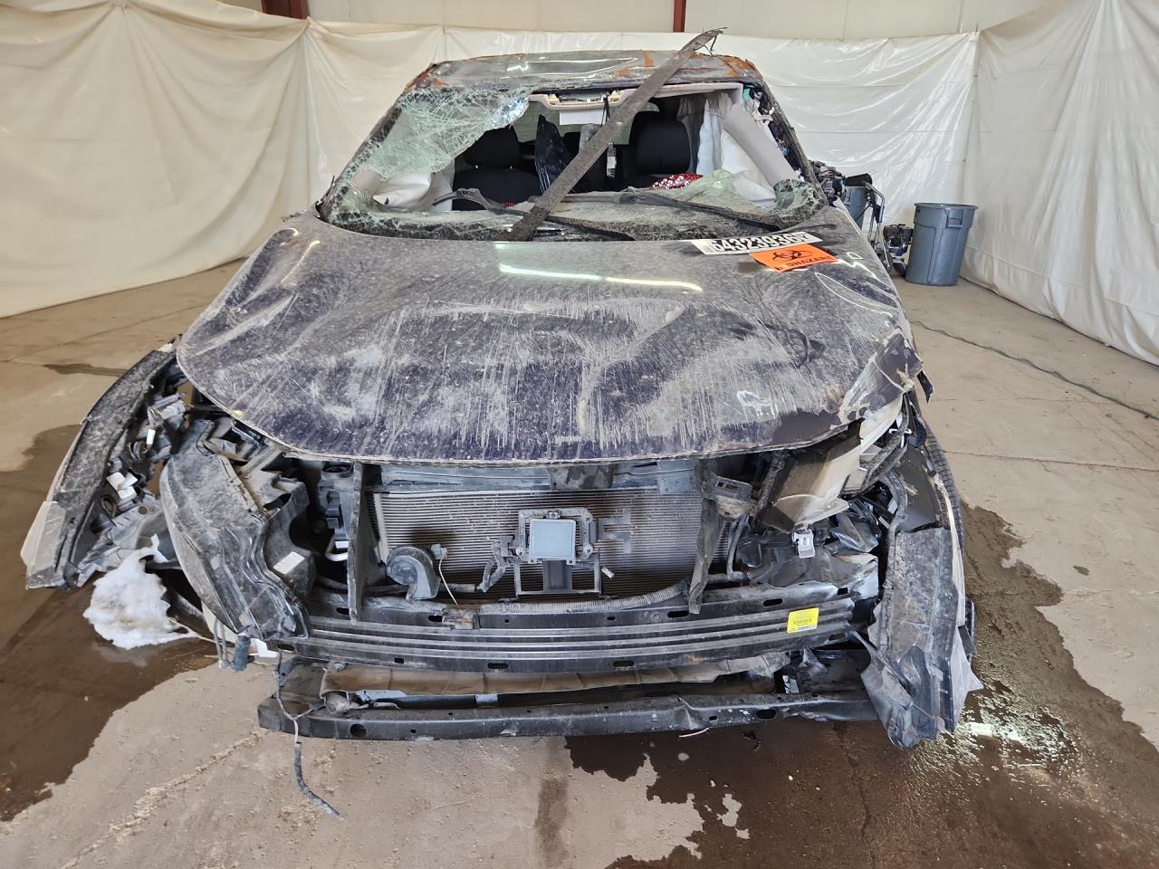 2021 Nissan Rogue Sv Blue vin: 5N1AT3BA9MC725051 Damage: Windshield, Broken, Replacement Required