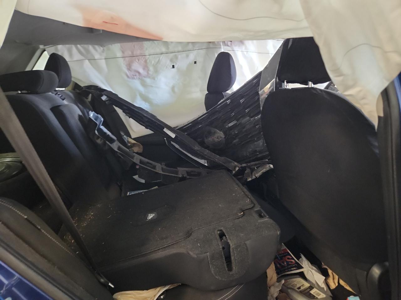 2021 Nissan Rogue Sv Blue vin: 5N1AT3BA9MC725051 Damage: Left Side Curtain Air Bag, Deployed, Replacement Required