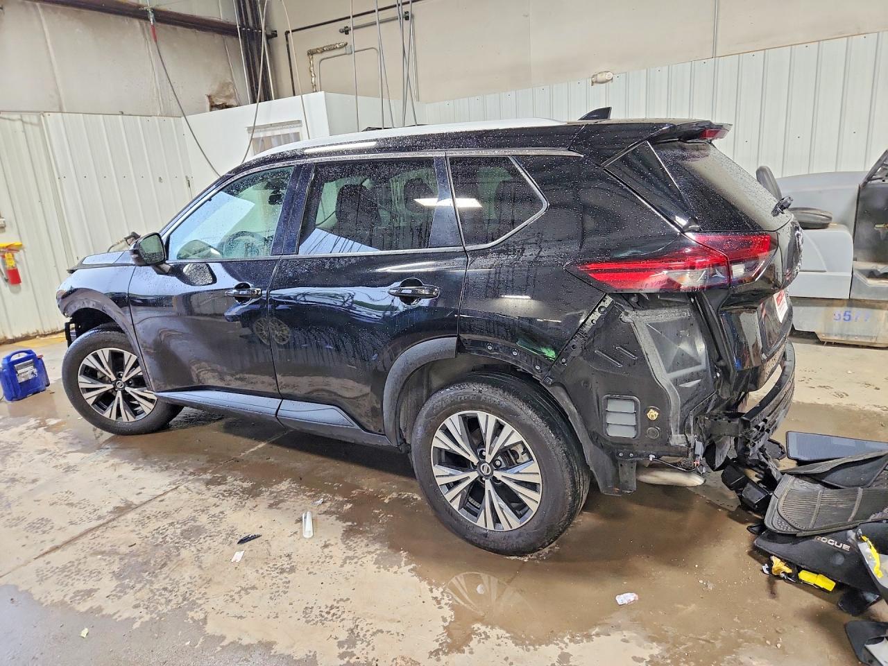 2021 Nissan Rogue Sv Черный vin: 5N1AT3BB0MC774325