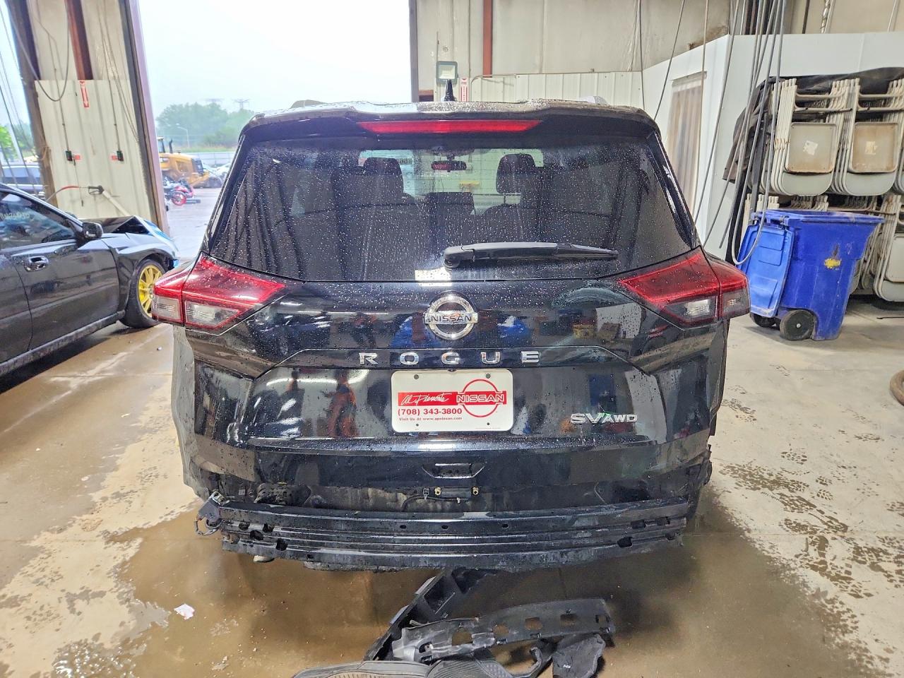 2021 Nissan Rogue Sv Черный vin: 5N1AT3BB0MC774325
