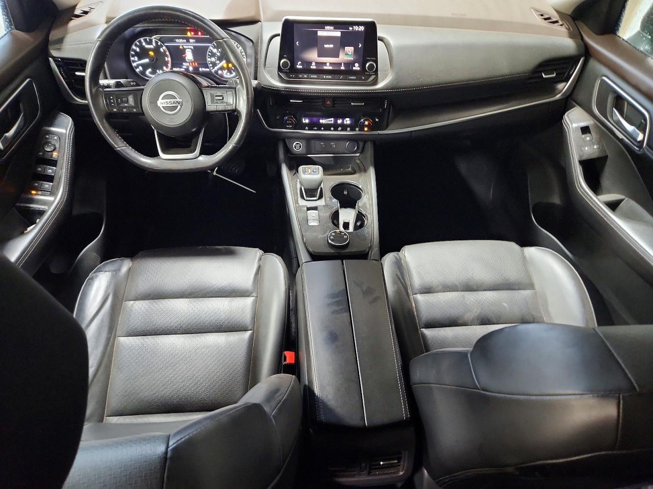 2021 Nissan Rogue Sv Черный vin: 5N1AT3BB0MC774325