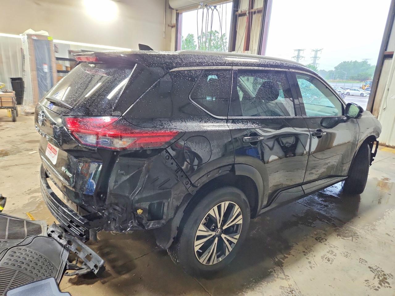 2021 Nissan Rogue Sv Черный vin: 5N1AT3BB0MC774325