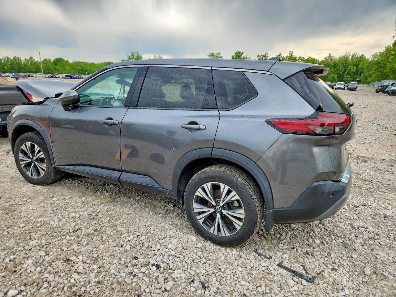 2021 Nissan Rogue Sv Gray vin: 5N1AT3BB0MC796597