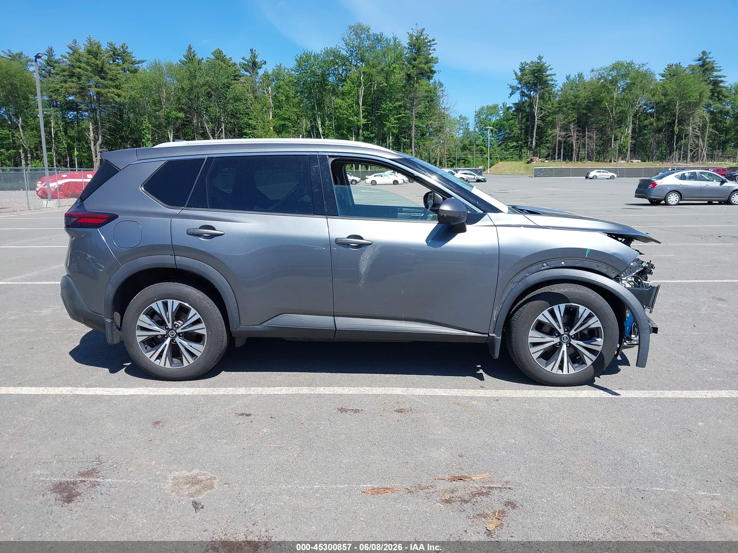 2021 Nissan Rogue Sv Intelligent Awd Gray vin: 5N1AT3BB1MC756092