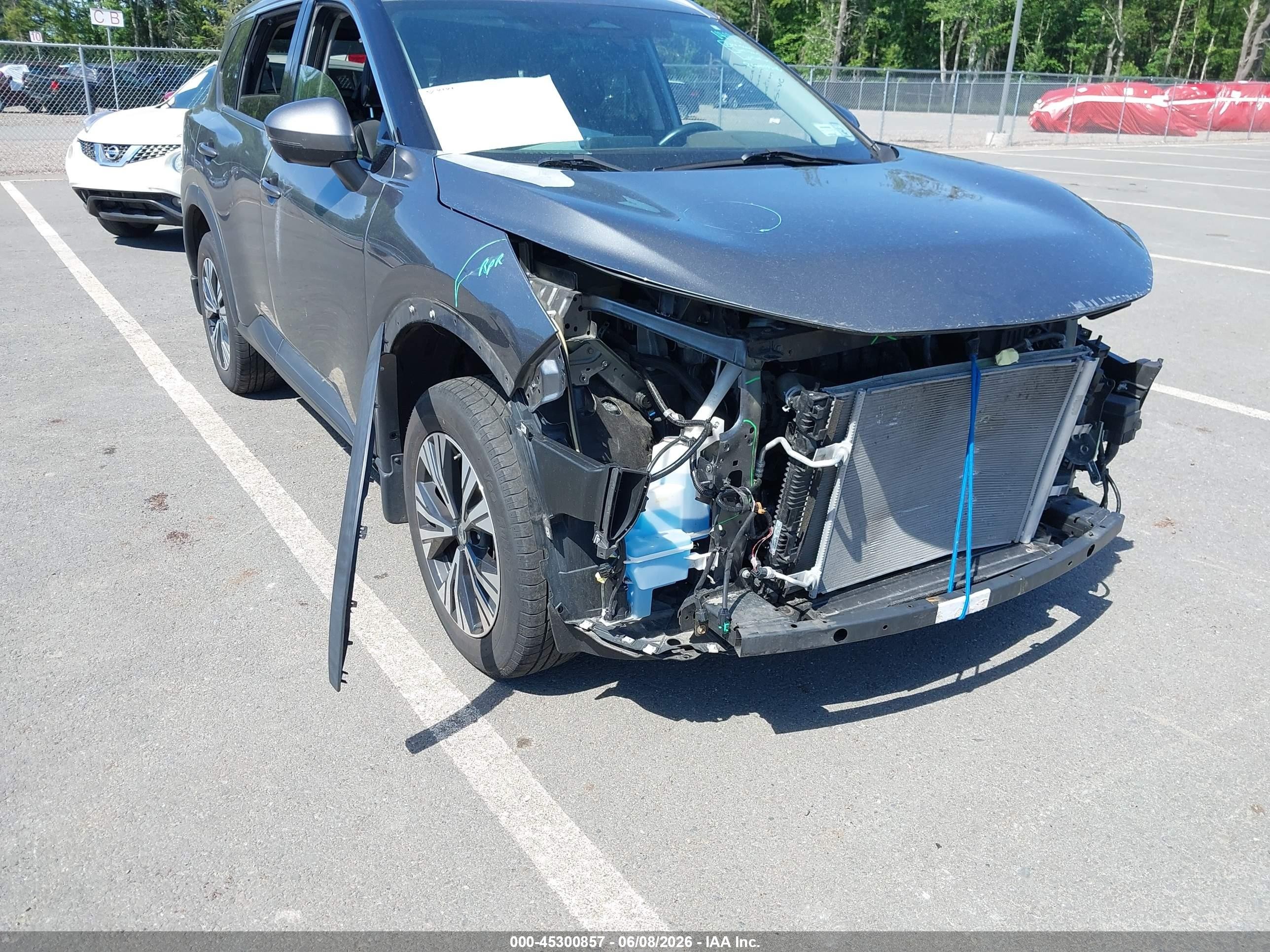 2021 Nissan Rogue Sv Intelligent Awd Gray vin: 5N1AT3BB1MC756092