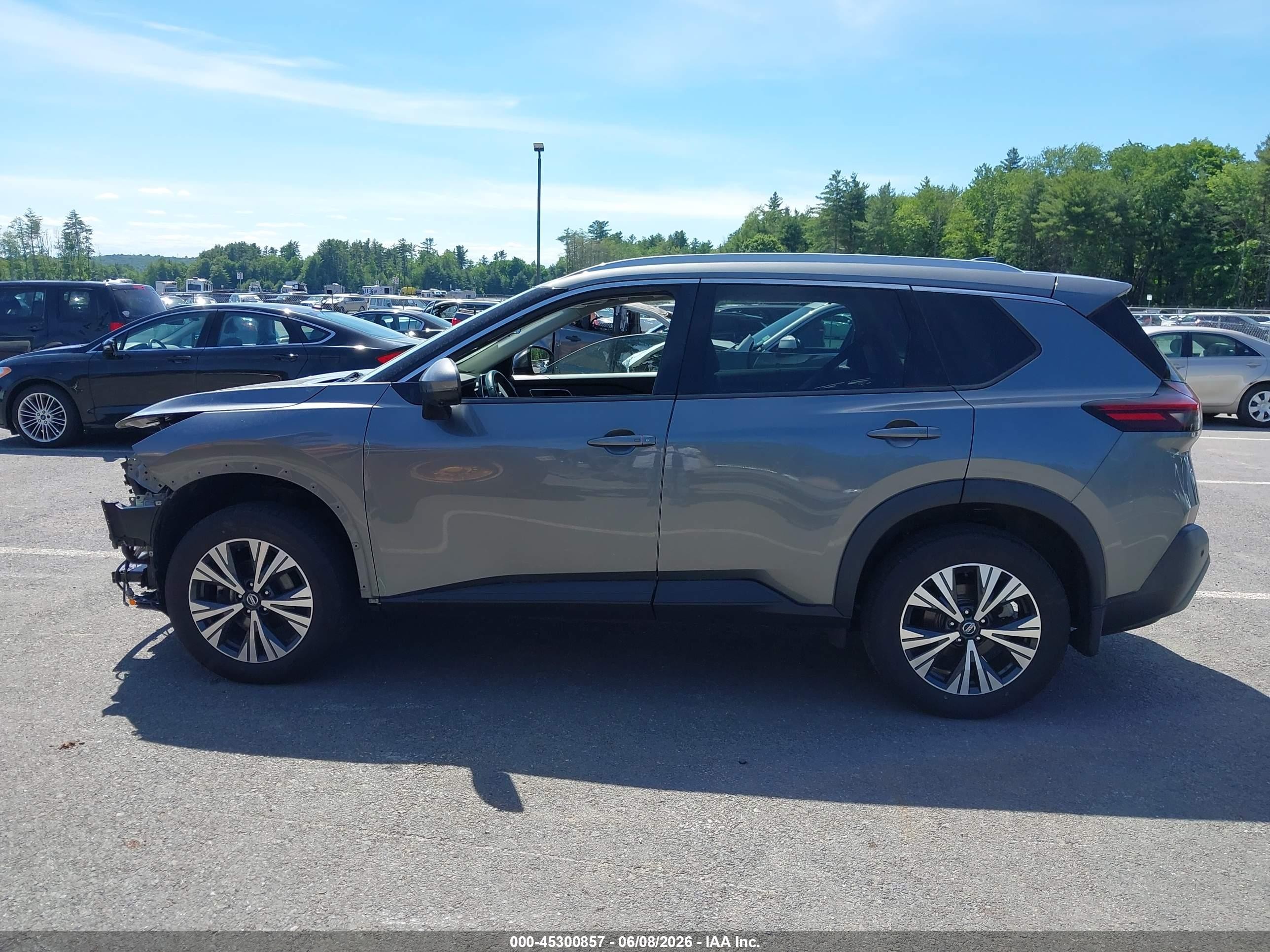 2021 Nissan Rogue Sv Intelligent Awd Gray vin: 5N1AT3BB1MC756092