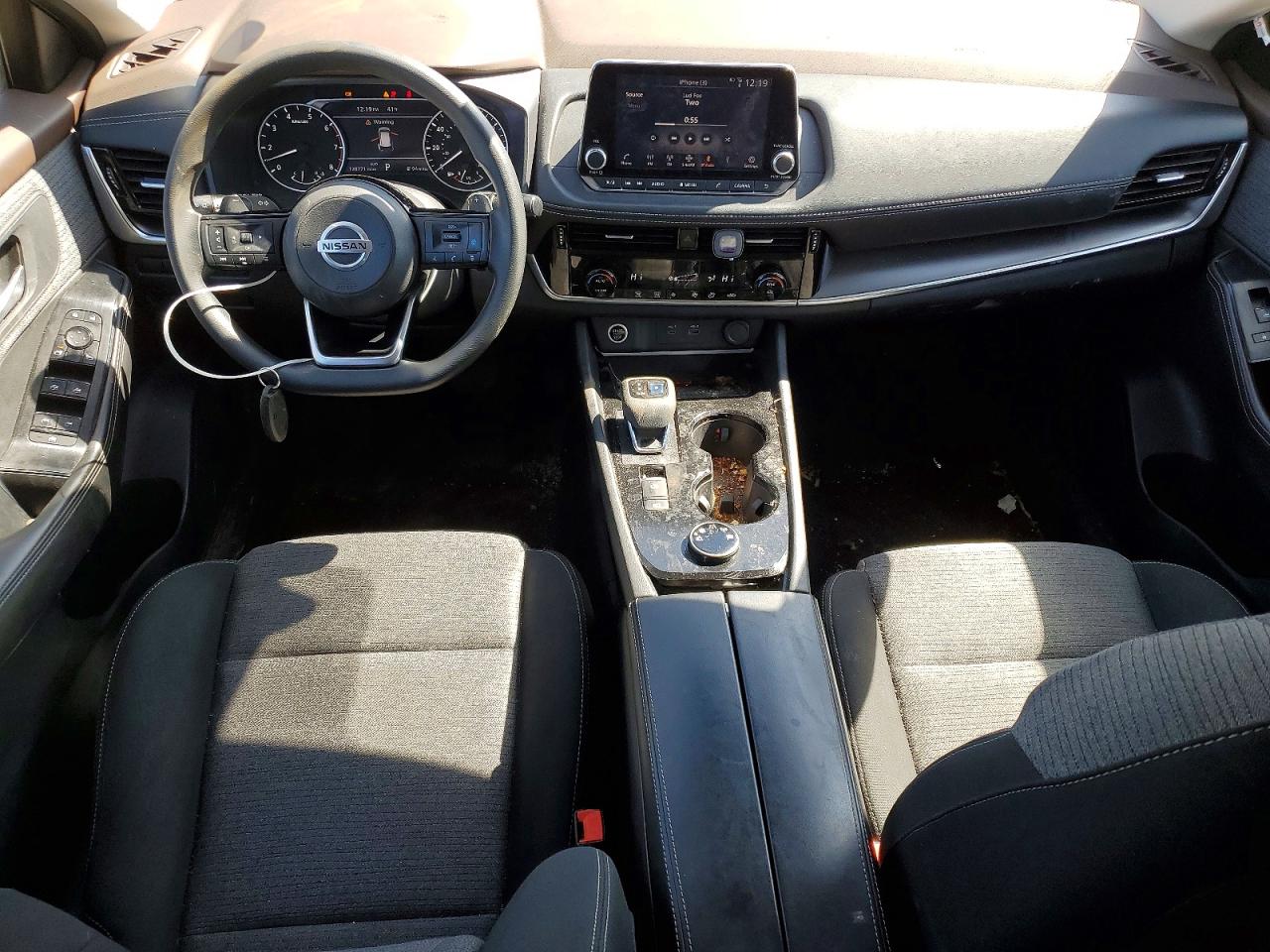 2021 Nissan Rogue Sv Черный vin: 5N1AT3BB1MC822897