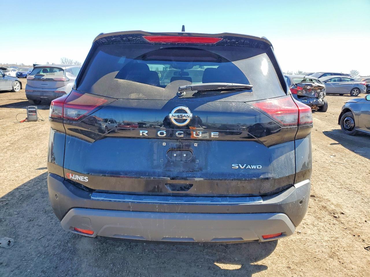 2021 Nissan Rogue Sv Черный vin: 5N1AT3BB1MC822897