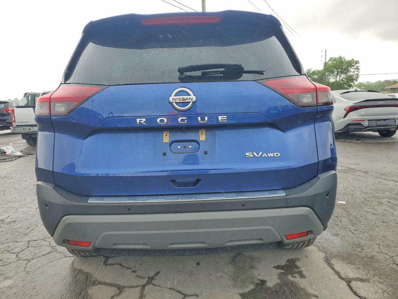 2021 Nissan Rogue Sv Blue vin: 5N1AT3BB1MC828943