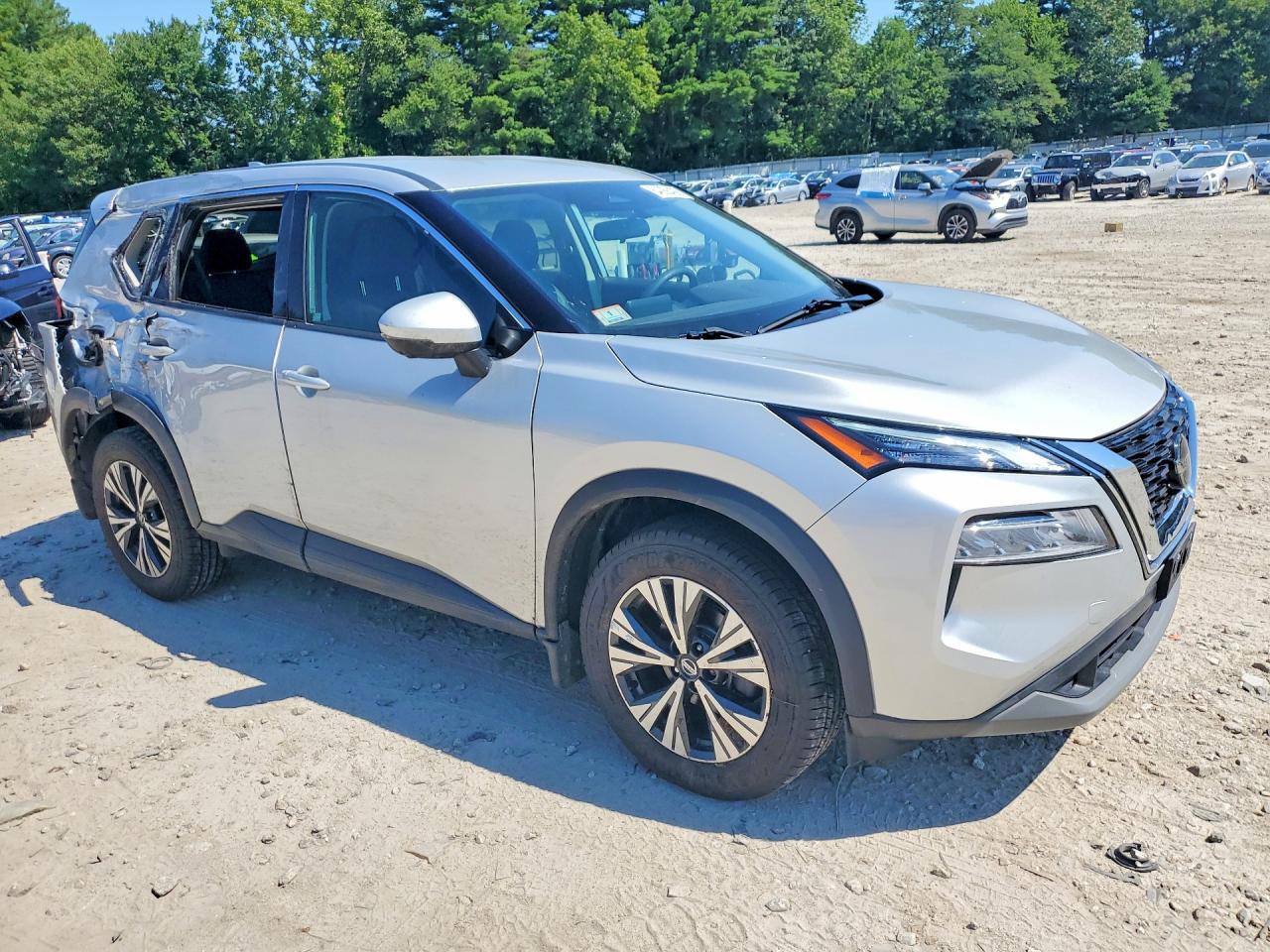 2021 Nissan Rogue Sv Silver vin: 5N1AT3BB3MC680830
