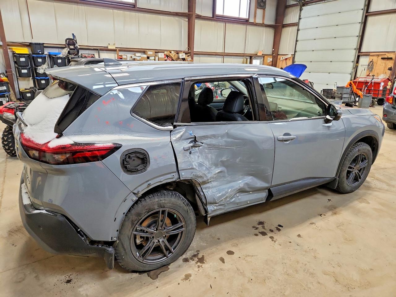 2021 Nissan Rogue Sv Gray vin: 5N1AT3BB3MC716449