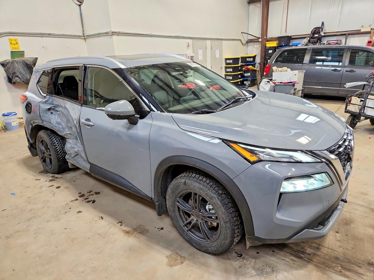 2021 Nissan Rogue Sv Gray vin: 5N1AT3BB3MC716449