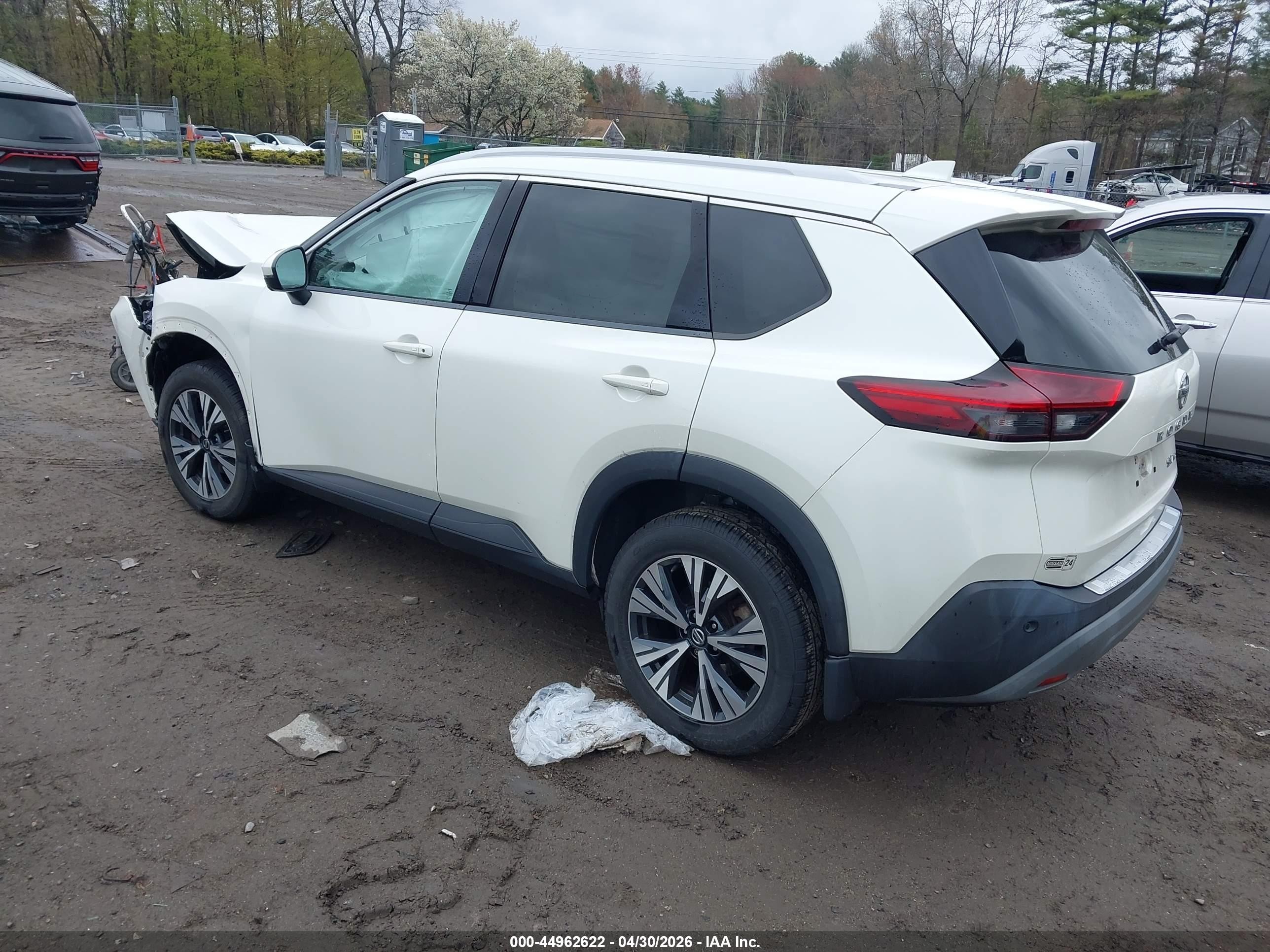 2021 Nissan Rogue Sv Intelligent Awd White vin: 5N1AT3BB4MC733504