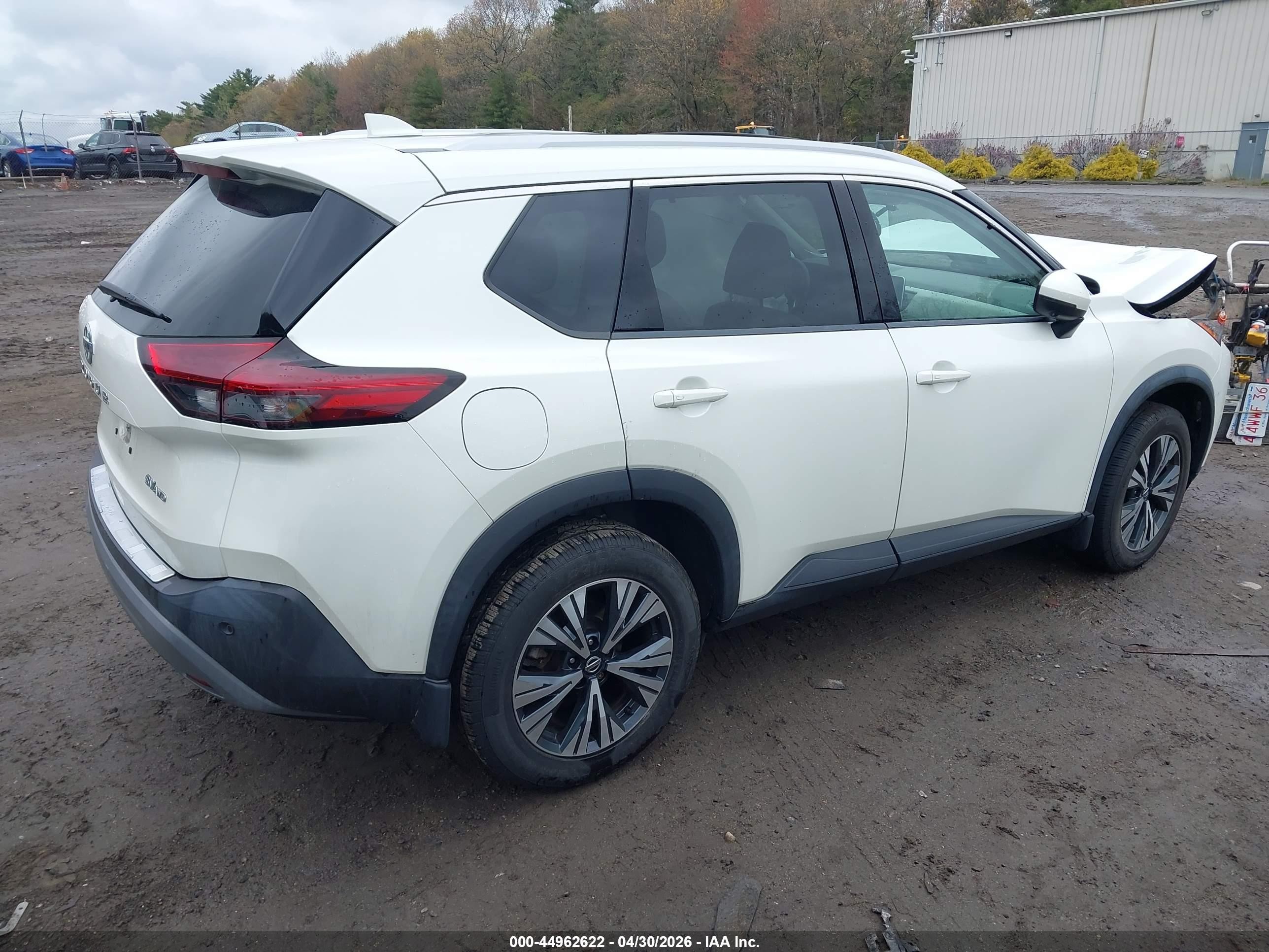 2021 Nissan Rogue Sv Intelligent Awd White vin: 5N1AT3BB4MC733504