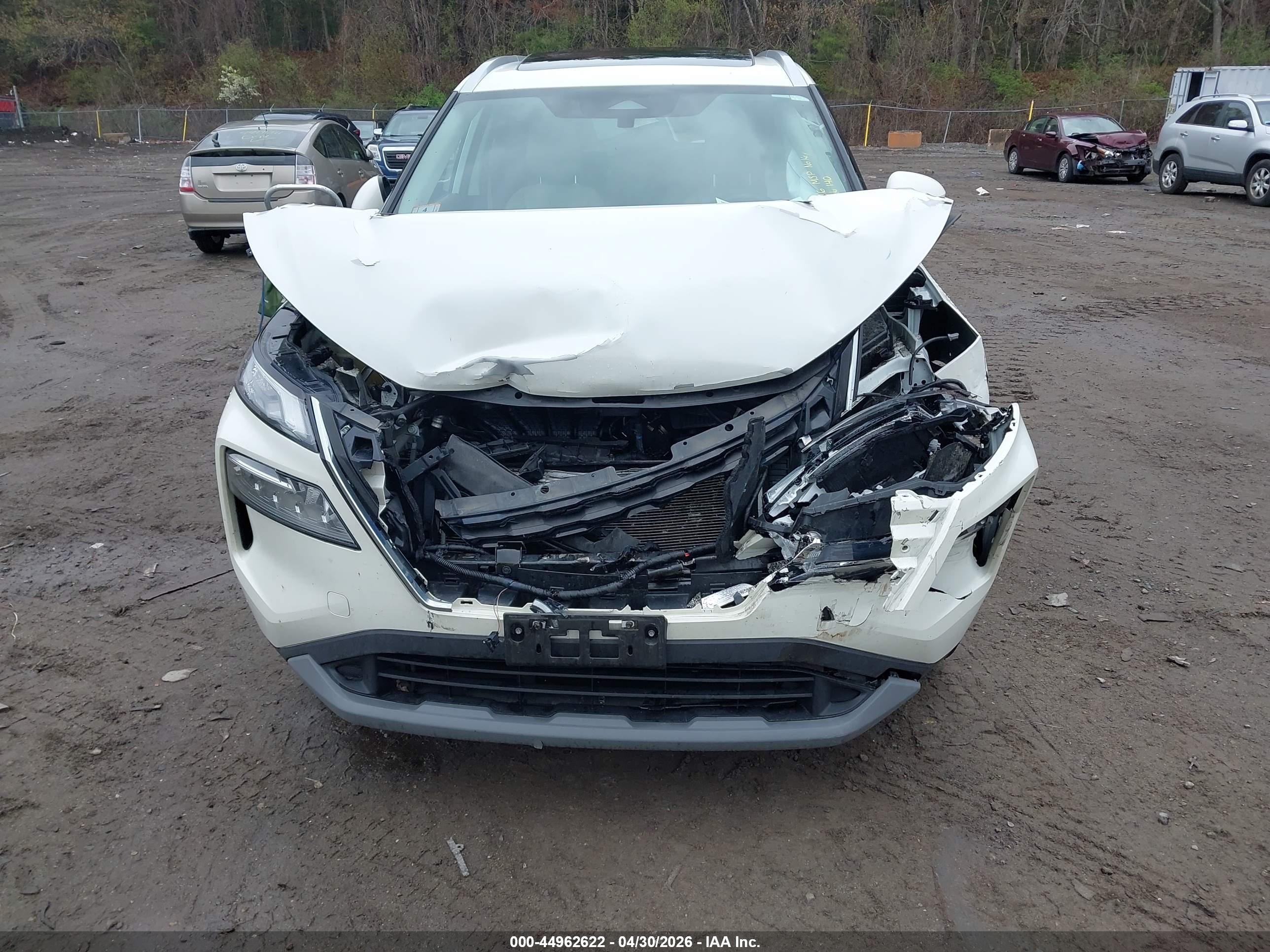 2021 Nissan Rogue Sv Intelligent Awd White vin: 5N1AT3BB4MC733504