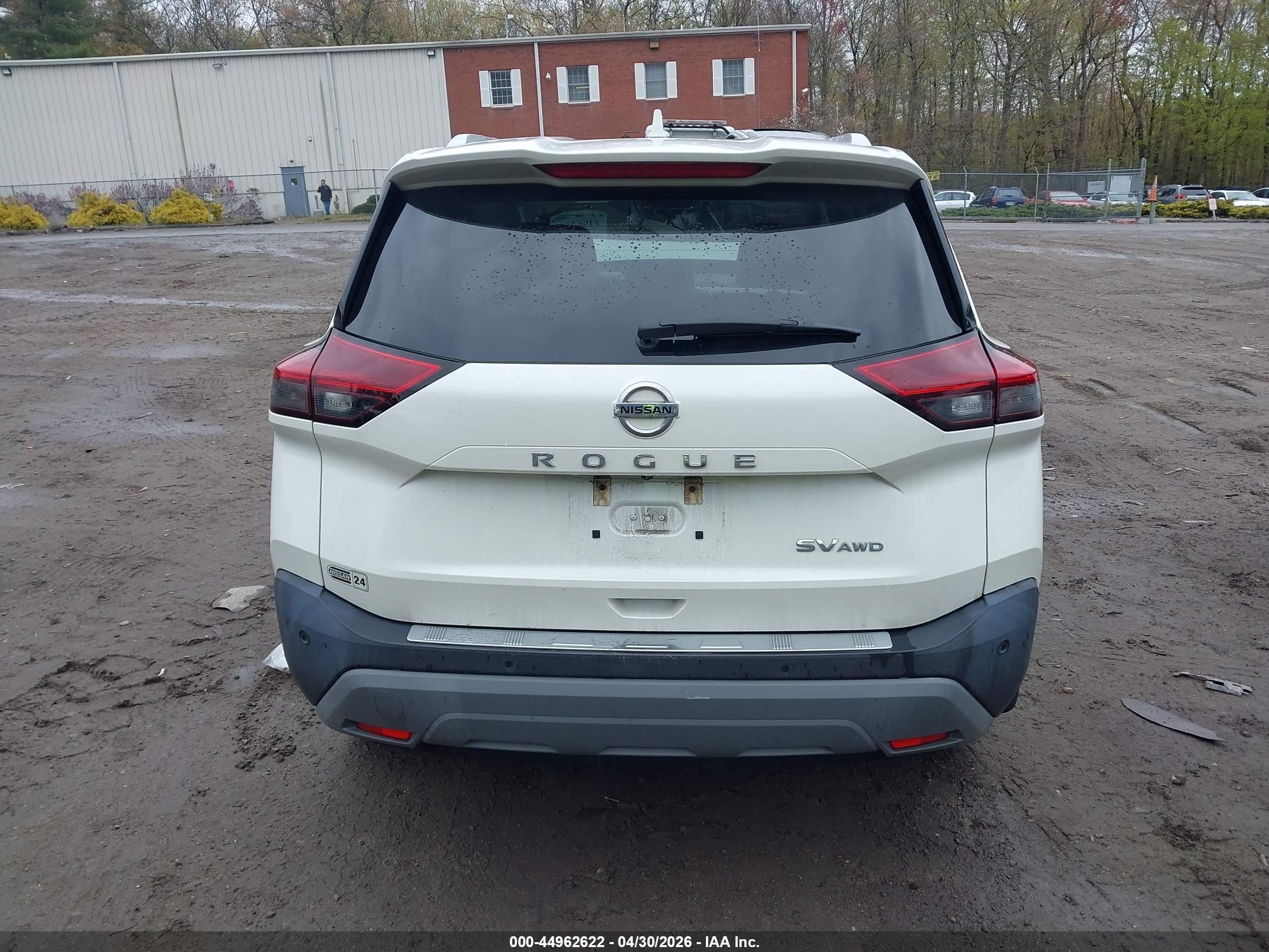 2021 Nissan Rogue Sv Intelligent Awd White vin: 5N1AT3BB4MC733504