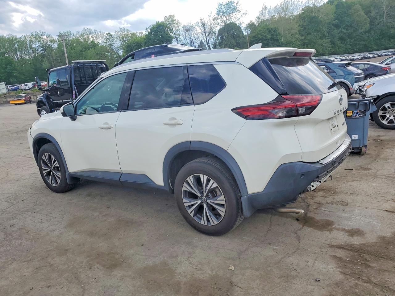 2021 Nissan Rogue Sv Белый vin: 5N1AT3BB4MC755809