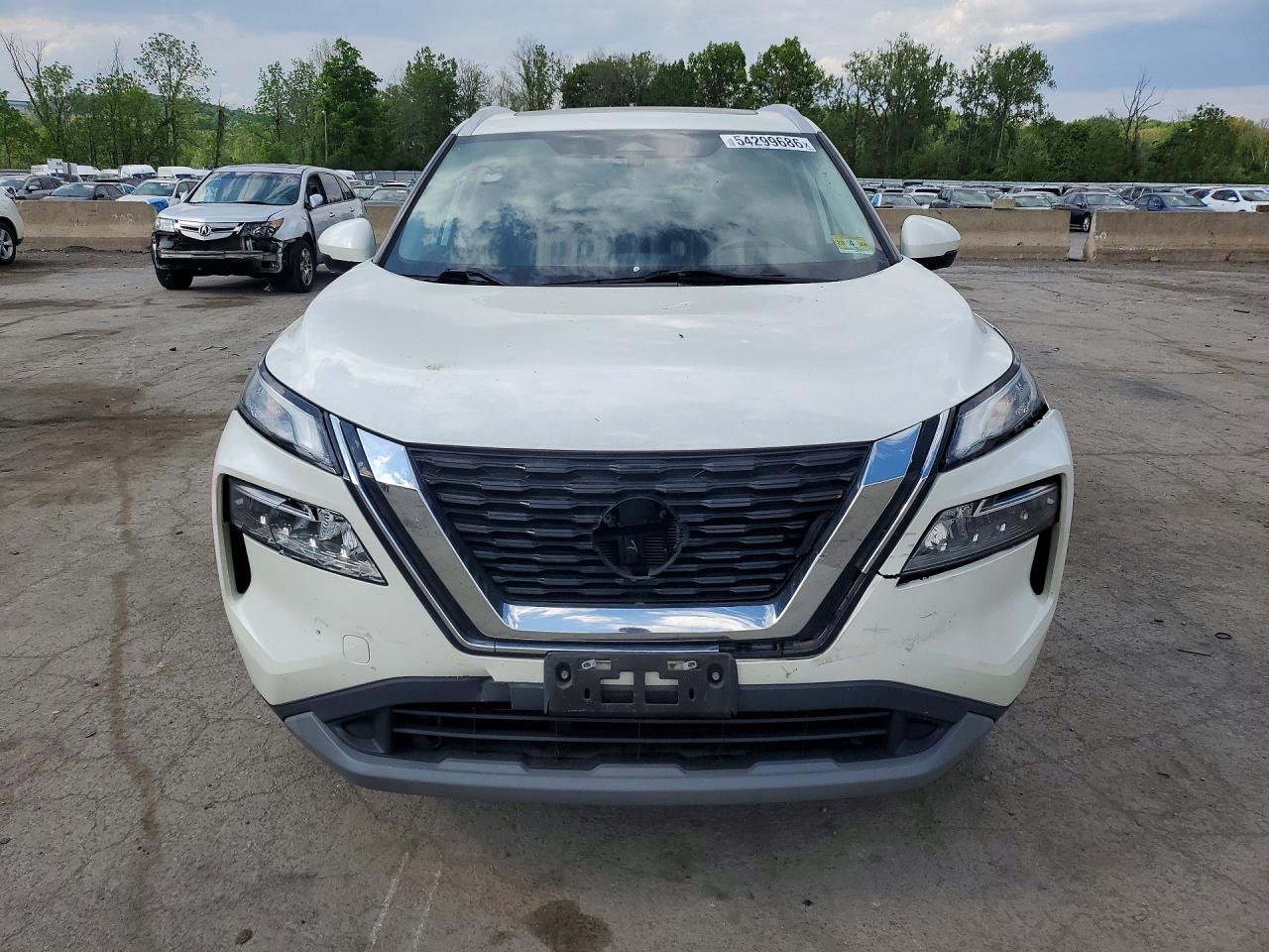 2021 Nissan Rogue Sv Белый vin: 5N1AT3BB4MC755809
