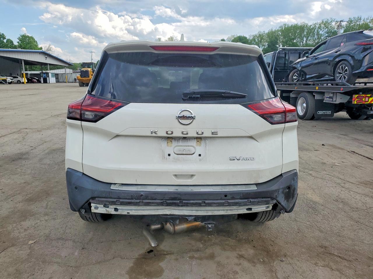 2021 Nissan Rogue Sv Белый vin: 5N1AT3BB4MC755809