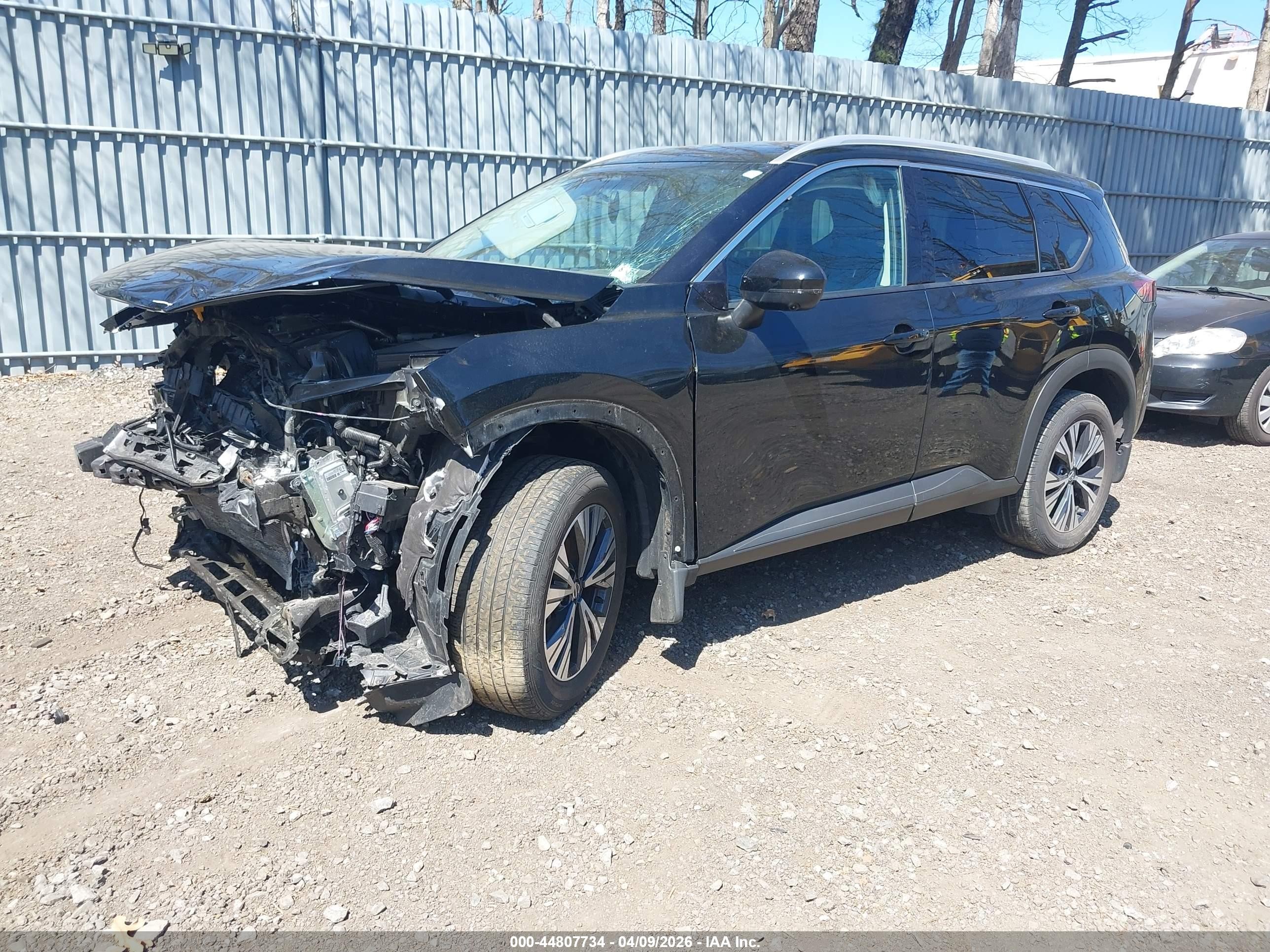 2021 Nissan Rogue Sv Intelligent Awd Black vin: 5N1AT3BB6MC801902