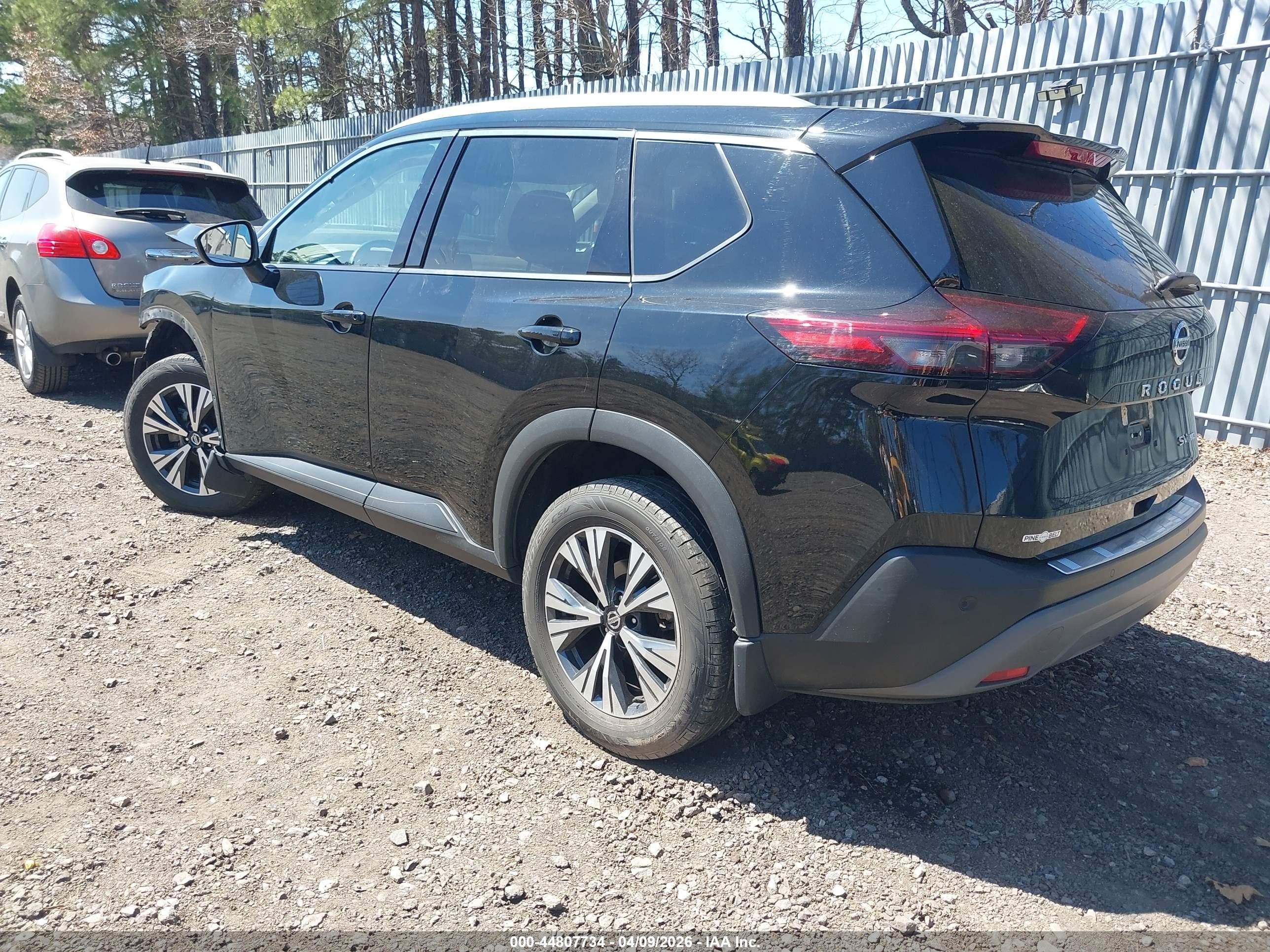 2021 Nissan Rogue Sv Intelligent Awd Black vin: 5N1AT3BB6MC801902