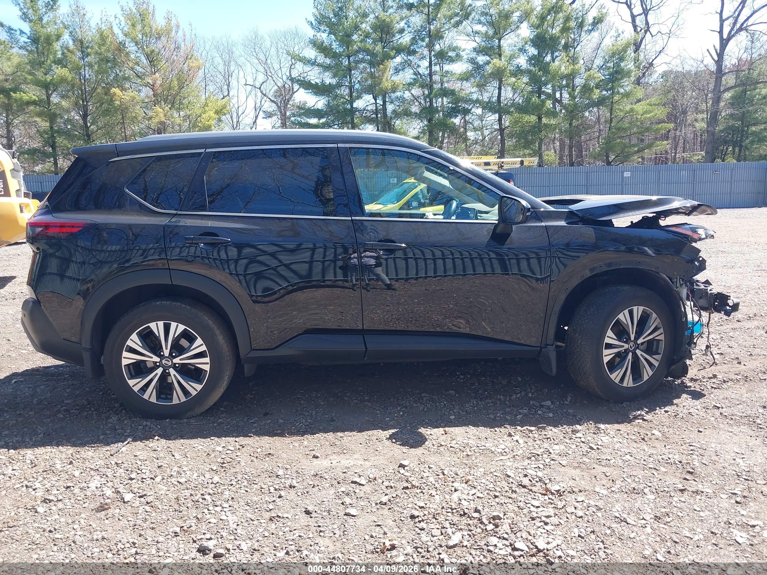 2021 Nissan Rogue Sv Intelligent Awd Black vin: 5N1AT3BB6MC801902