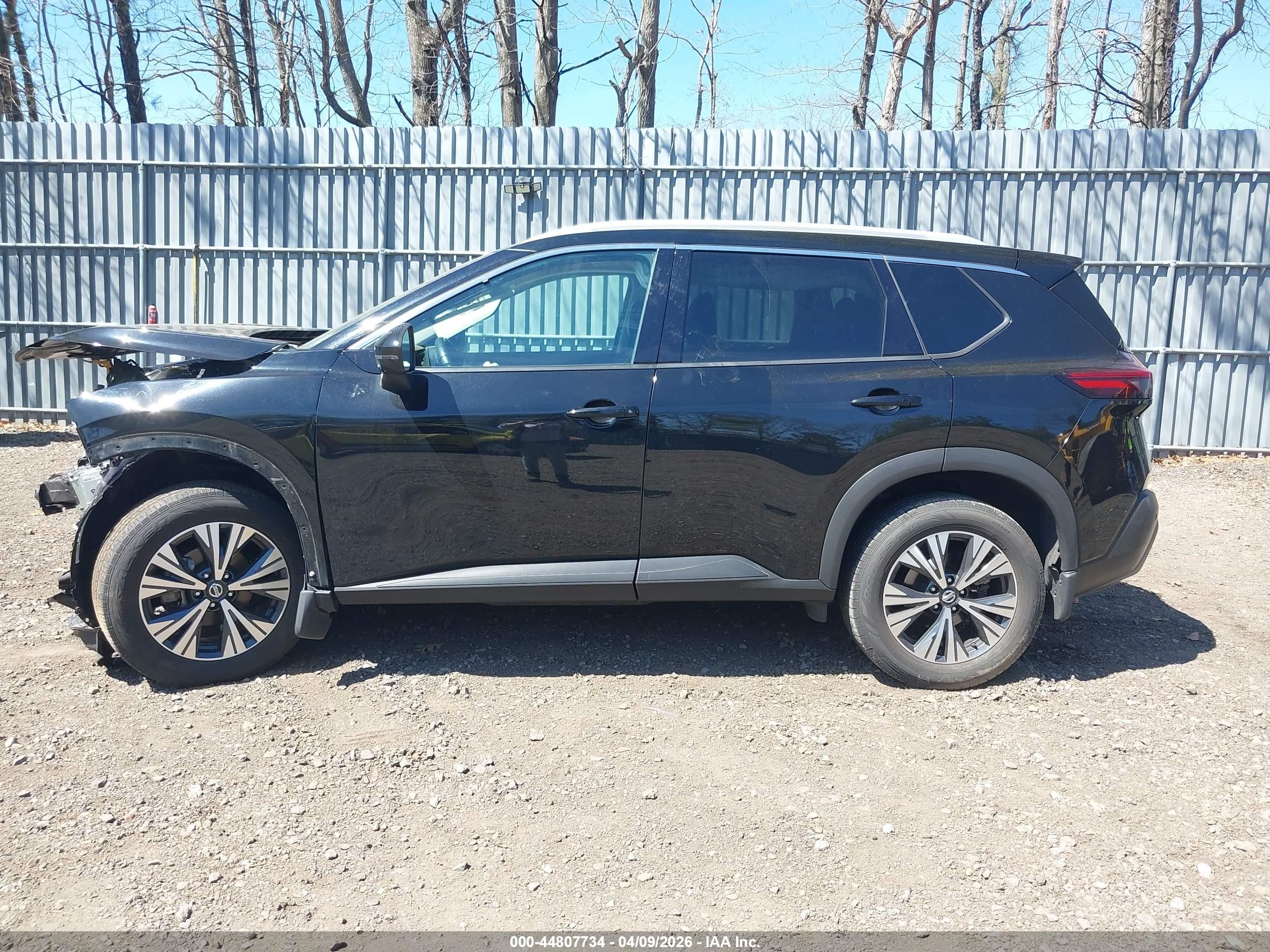 2021 Nissan Rogue Sv Intelligent Awd Black vin: 5N1AT3BB6MC801902